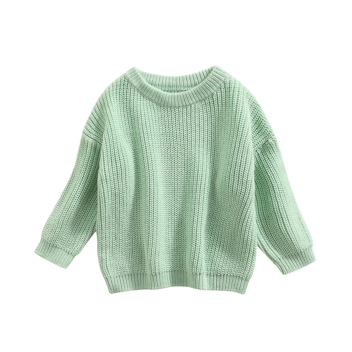 0-9M Autumn New Baby Boys Girls Clothes Baby Sweater Toddler Knit Sweater Newborn Knitwear Long Sleeve Cotton Baby Pullover Tops BC16