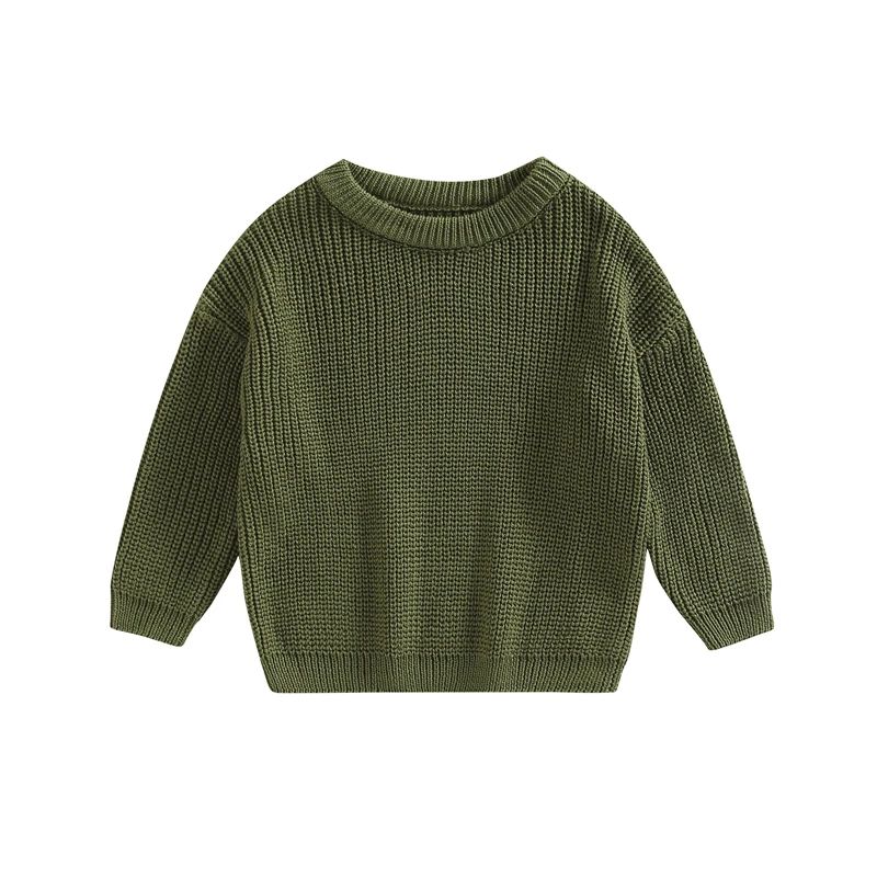 0-9M Autumn New Baby Boys Girls Clothes Baby Sweater Toddler Knit Sweater Newborn Knitwear Long Sleeve Cotton Baby Pullover Tops BC16